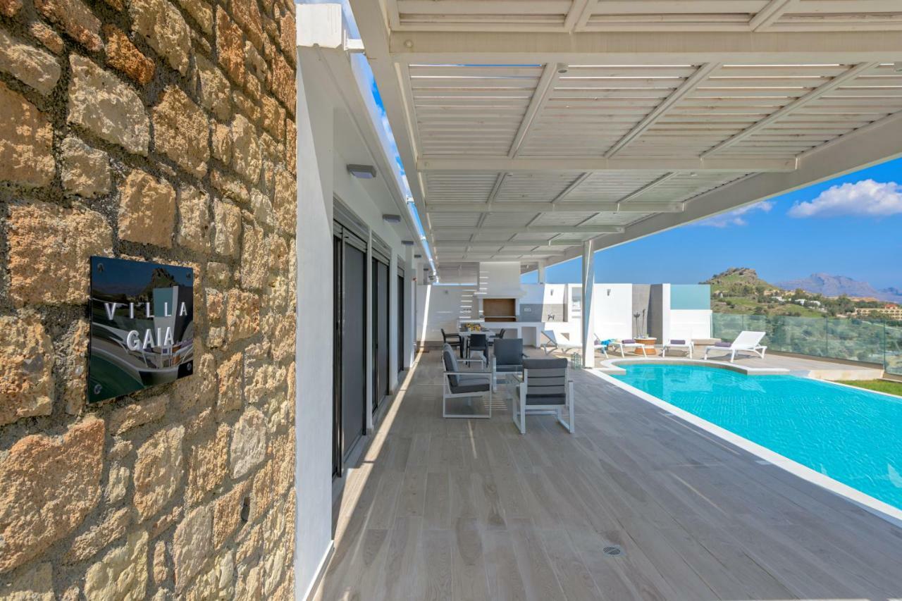Villa Gaia Líndos Eksteriør billede
